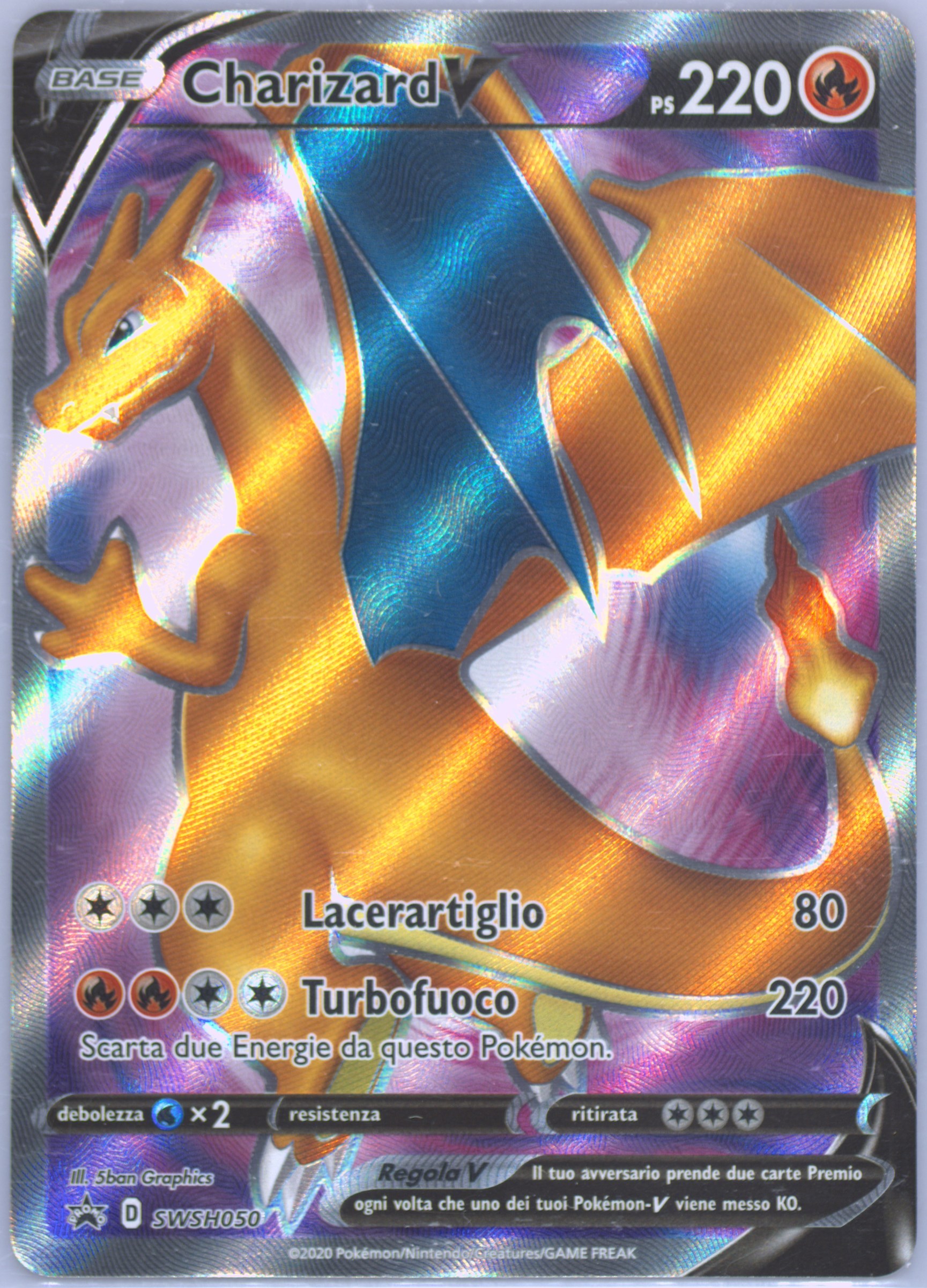 pokemon champion's path charizard v promo card Charizard V Champion's Path ETB Promo SWSH050 PSA 10  TBC Games