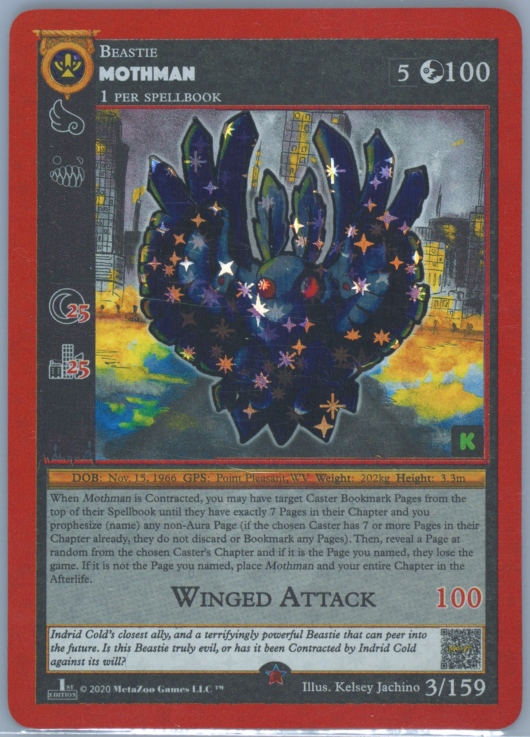 高騰中Zoo Mothmanモンスマン1st edition PSA10 2021 Metazoo Cryptid Nation 3 Mothman-holo 1st Edition PSA 10