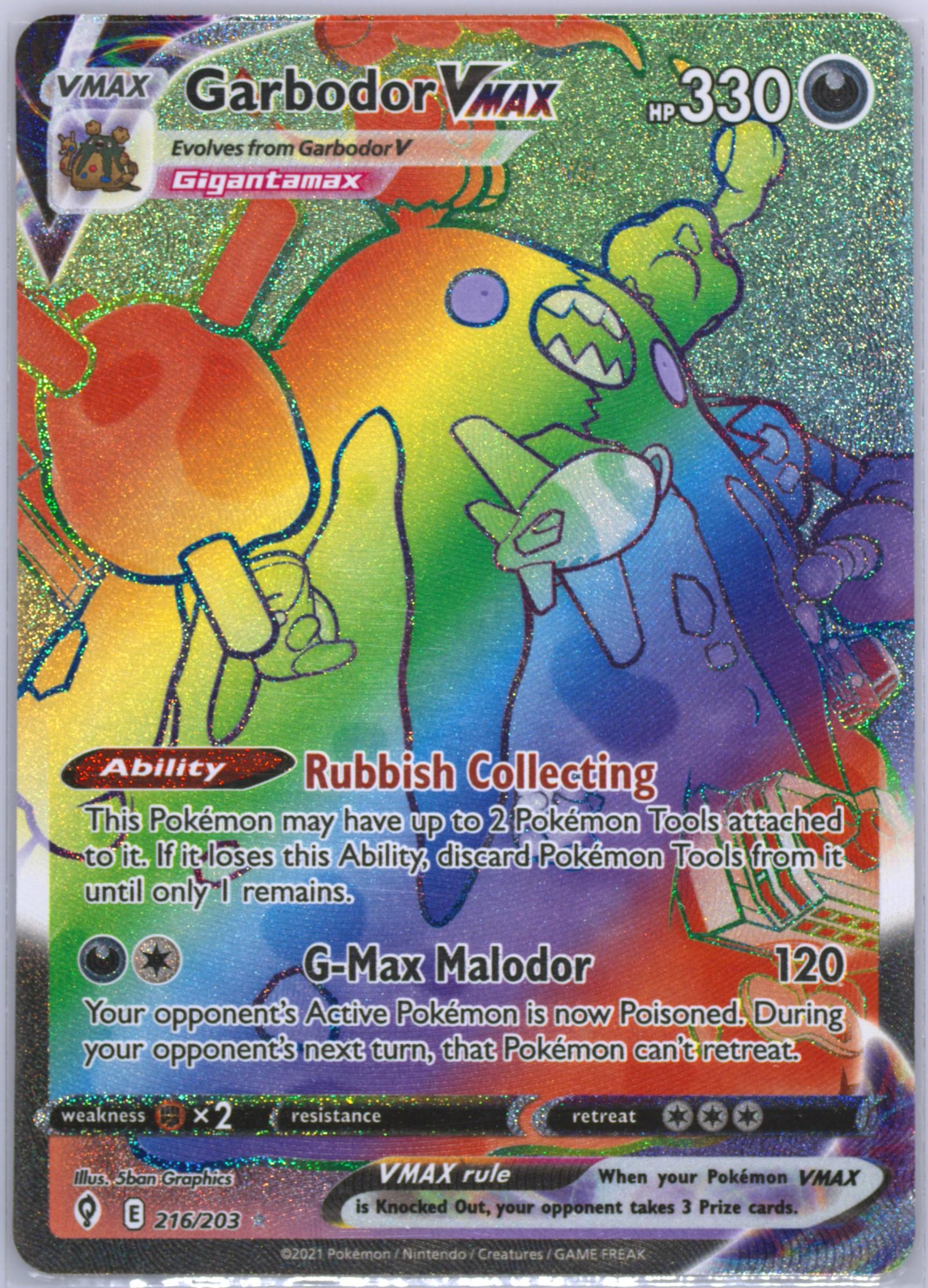 professor's letter pokemon card Pikachu VMAX Rainbow main image 1