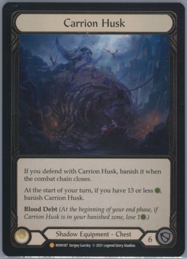 【Cold Foil】Carrion Husk MON 187 Auction Prices Realized Tcg Cards 2021 FLESH AND BLOOD
