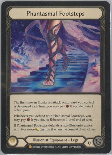 Phantasmal Footsteps ／ Luminaris Marvel Auction Prices Realized Tcg Cards 2021 FLESH AND BLOOD