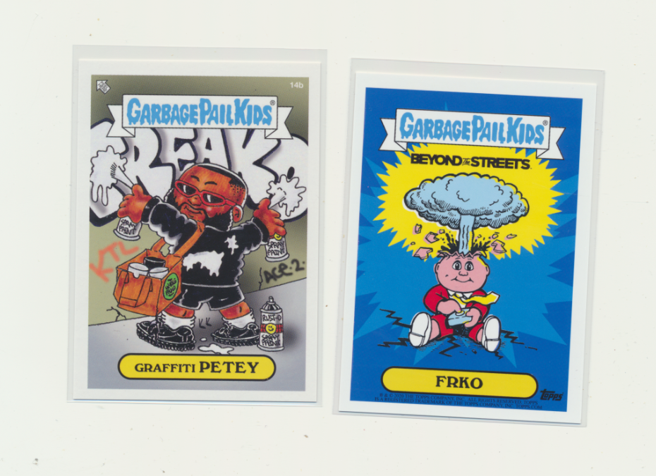 2020 Topps Garbage Pail Kids Beyond The Streets #14b Graffiti Petey front
