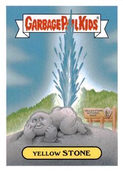 2016 Topps Garbage Pail Kids American As Apple Pie #17b Yellow Stone front