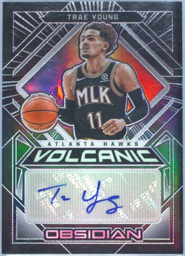 PSA10 Obsidian RC Trae Young トレイヤング NBA Trae Young 2022-23 Panini Obsidian Basketball Orbital Green Flood