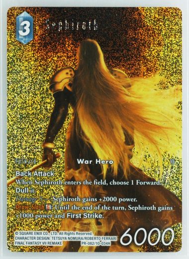 Auction Prices Realized Tcg Cards 2021 FINAL FANTASY PROMOS Sephiroth