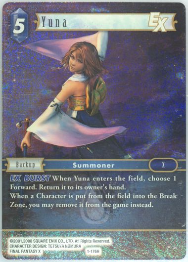 Auction Prices Realized Tcg Cards 2016 FINAL FANTASY OPUS I Yuna