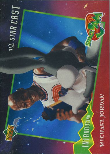 1996 upper deck michael outlet jordan space jam card