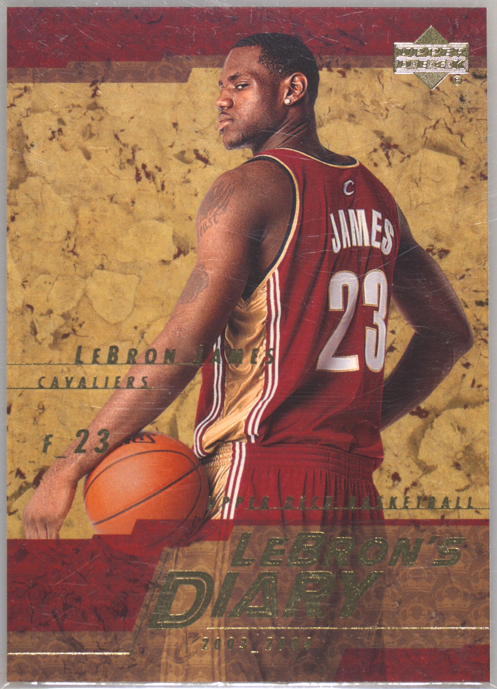 Upper shops Deck LeBron's Diary #LJ2 LeBron James