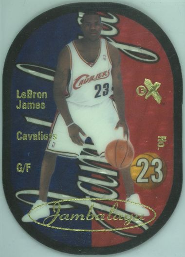 PSA9 2003 Fleer E-X レブロンジェームズ ルーキーカード 2003 Fleer E-X #102 LeBron James RC Rookie PSA 7 Basketball
