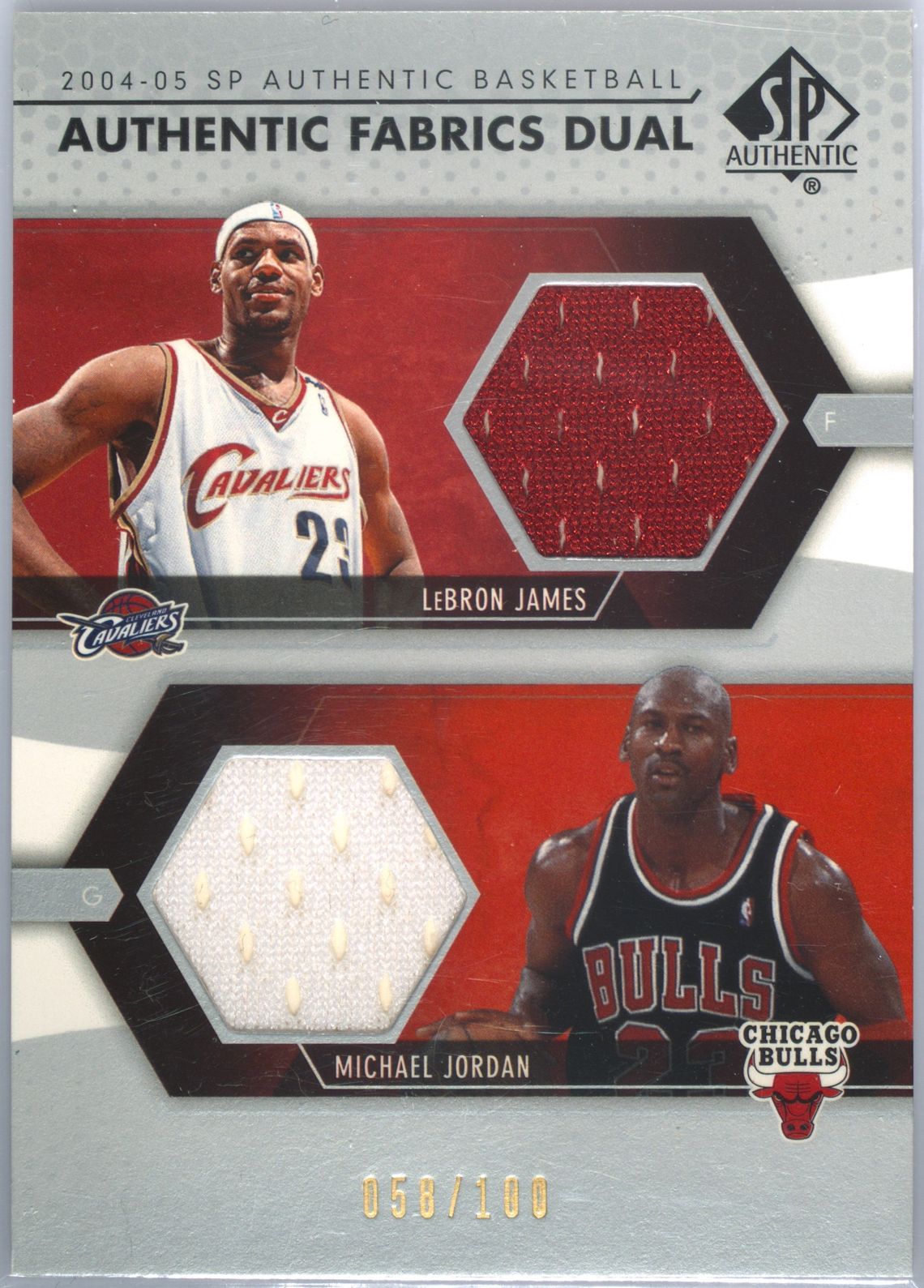 その他 NBA SP Authentic Fabrics Michael Jordan Auction Prices Realized Basketball Cards 2004 Sp Authentic