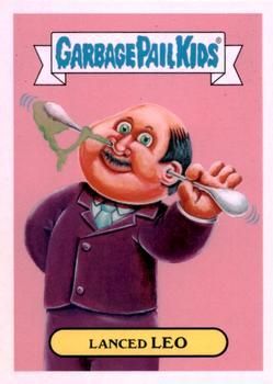 2016 Topps Garbage Pail Kids American As Apple Pie American Inventors Black #8a Lanced Leo front