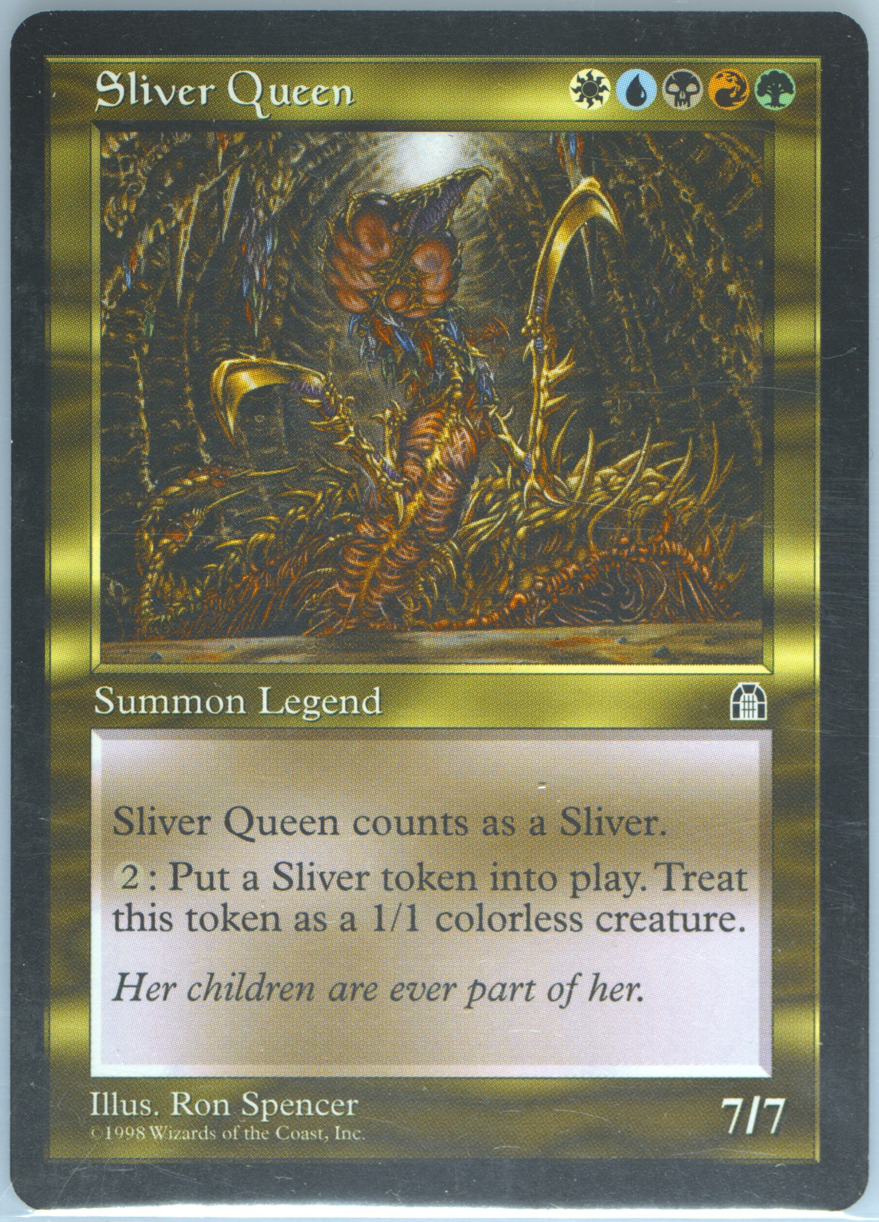 スリヴァーの女王　英語 psa9 (検索用psa10) sliver Queen MTG スリヴァーの女王 Sliver Queen STH 英語版 - メルカリ