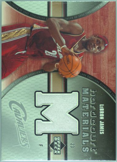 lebron james upper deck hardcourt