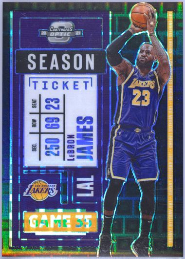 LeBron James 2023 Contenders Optic #5 Crown Jewels /(SSP