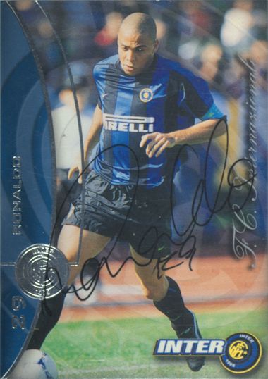 【Ds calcio 2000】ロナウド インテル インサートカード Auction Prices Realized Soccer Cards 2000 DS INTER AUTOGRAPH