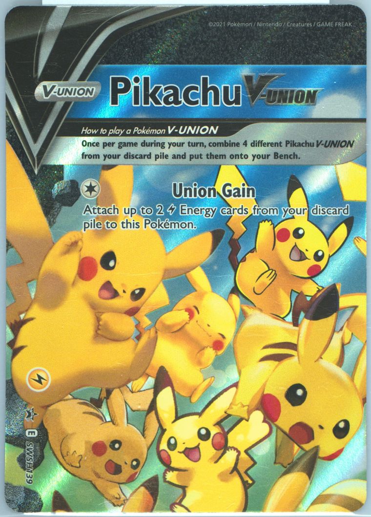 Pikachu V-Union (SWSH Black Star Promos)