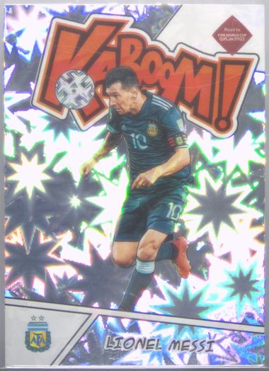 緊急値下げ！Panini Kaboom！Messi メッシ メッシの「Kaboom !」が957万円に！ 激動の今年を締めくくる高