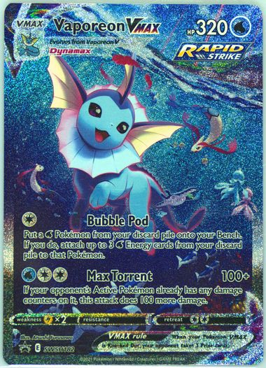 vaporeon vmax pokemon card value Pokémon TCG: Eevee Evolution VMAX Premium Collection
