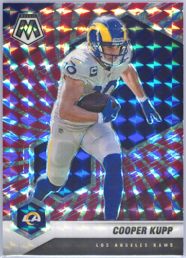 2021 Mosaic Blue Fluorescent Cooper Kupp /15 cheapest