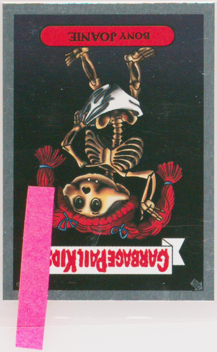 2003 Topps Garbage Pail Kids Silver Foil Stickers Silver Foil Stickers #2a Bony Joanie front