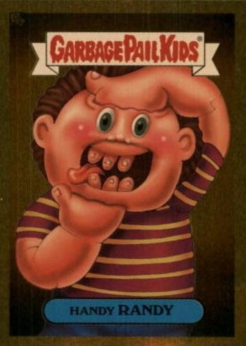 2004 Topps Garbage Pail Kids Stickers Series 2 Foil Stickers #f16a Handy Randy front