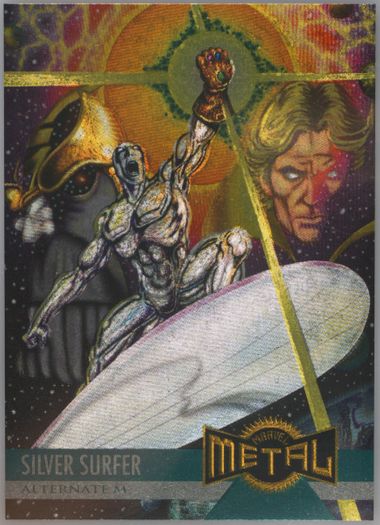 【レア】シルバーサーファー #1 メタルカード レア】シルバーサーファー #1 メタルカード Silver Surfer Card