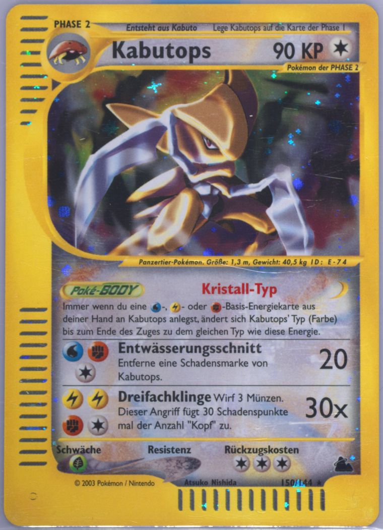 Kabutops-Holo (Skyridge)