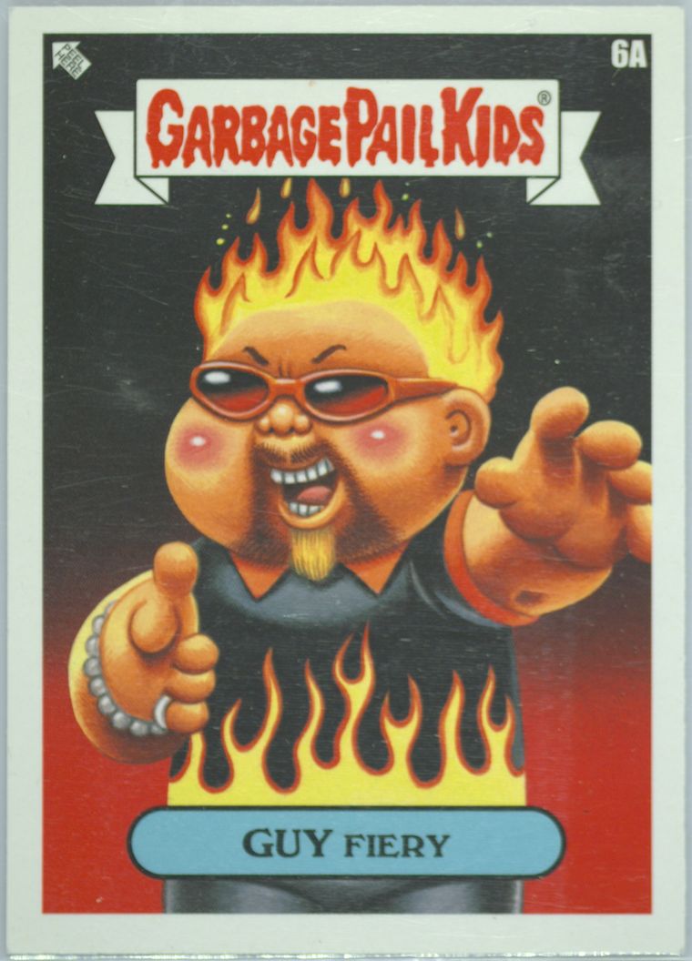 2021 Topps Garbage Pail Kids Celebrity Chefs #6a Guy Fiery front