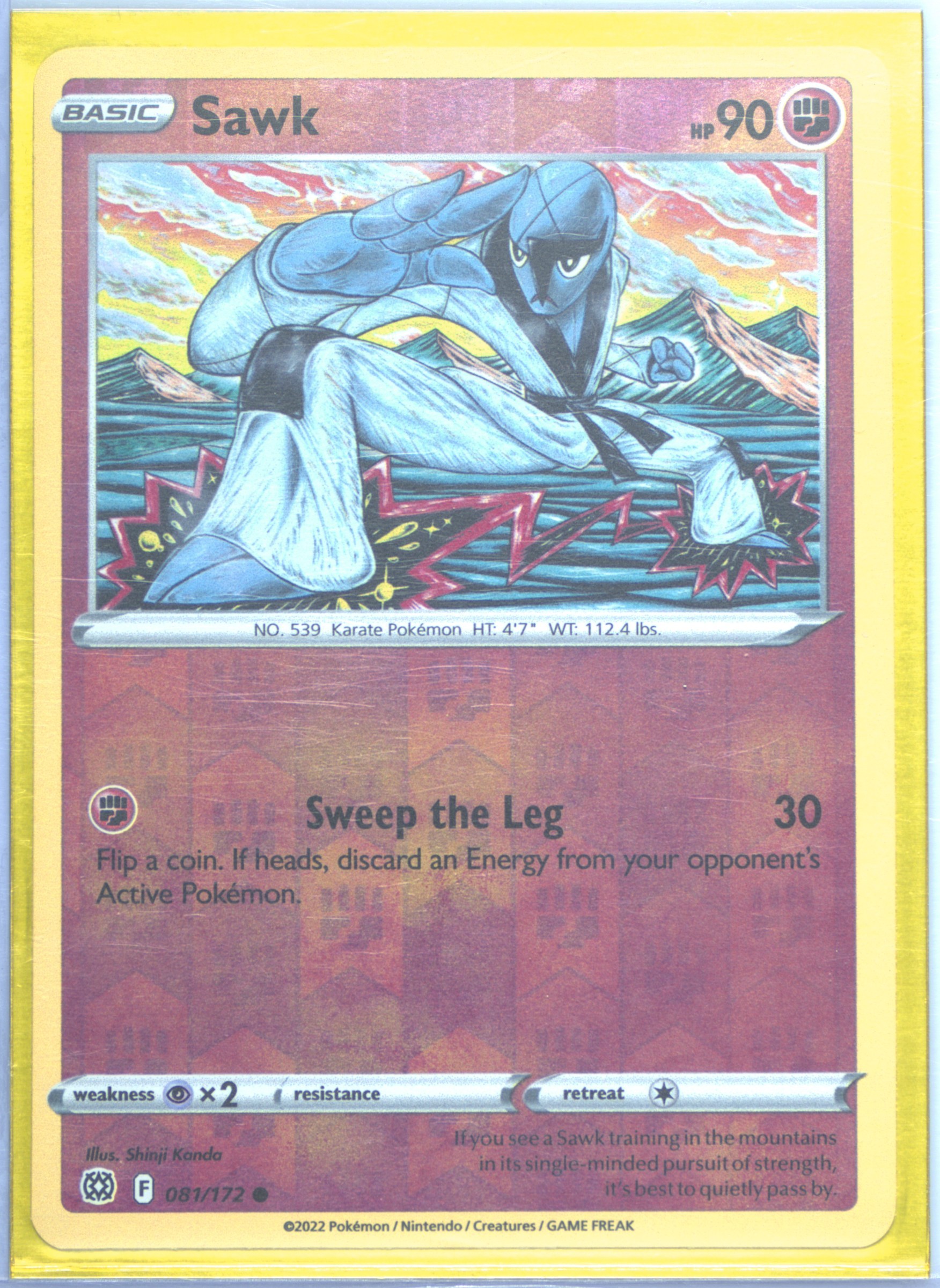 sawk pokemon card price Sawk Rare – Black & White 62/114 Pokemon Cards – CollexyLux – CollexyLux.dk main image 0