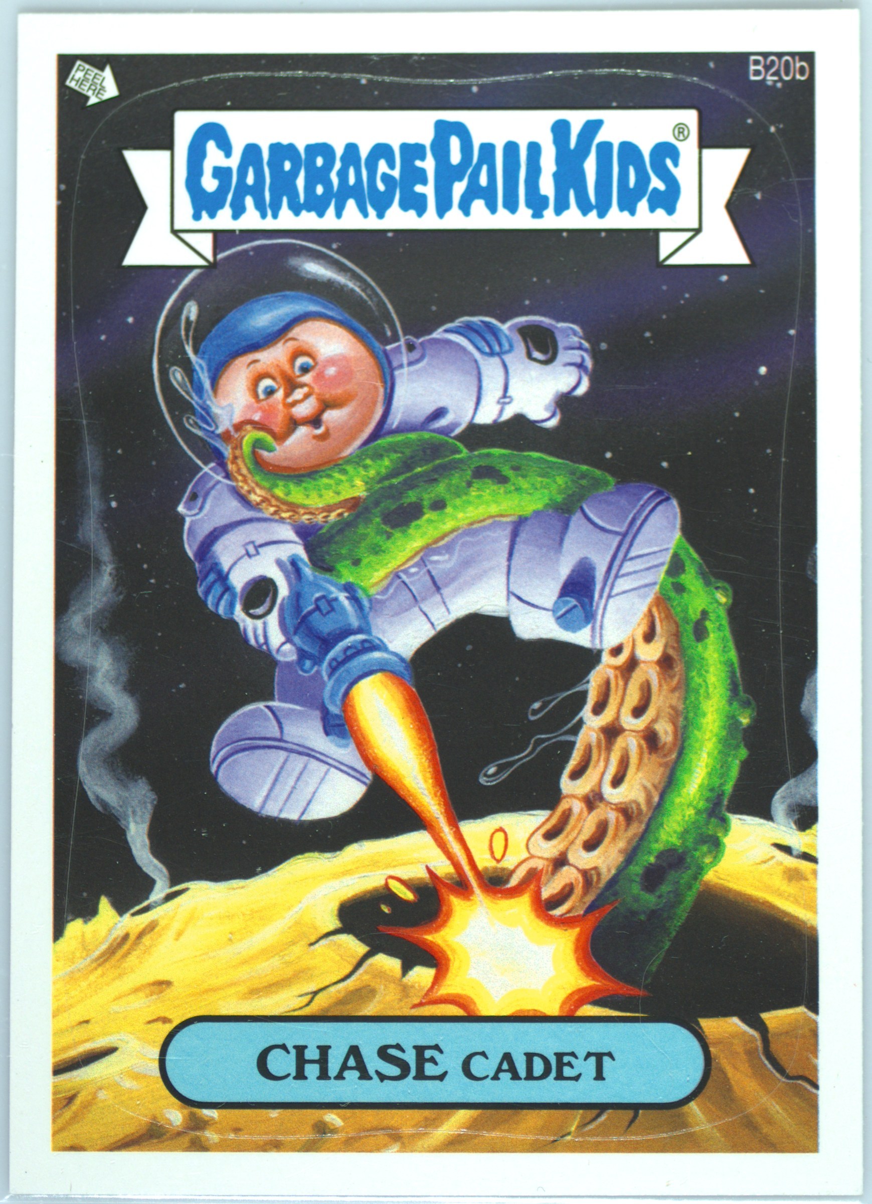 2013 Topps Garbage Pail Kids Series 3 Bonus Sticker #b20b Chase Cadet front