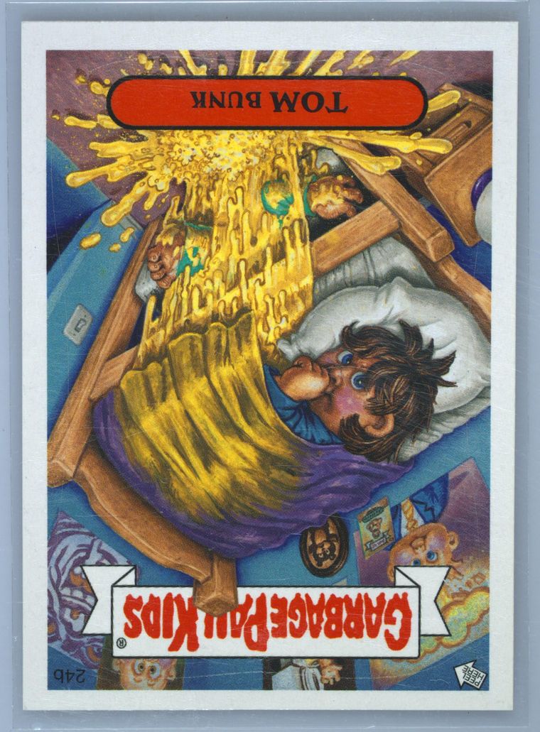 2007 Topps Garbage Pail Kids Stickers Series 6 #24b Tom Bunk front