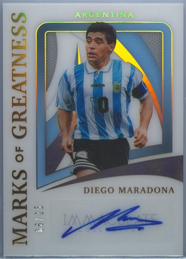 2021 Diego Maradona AUTO Panini Immaculate /25 | eBay