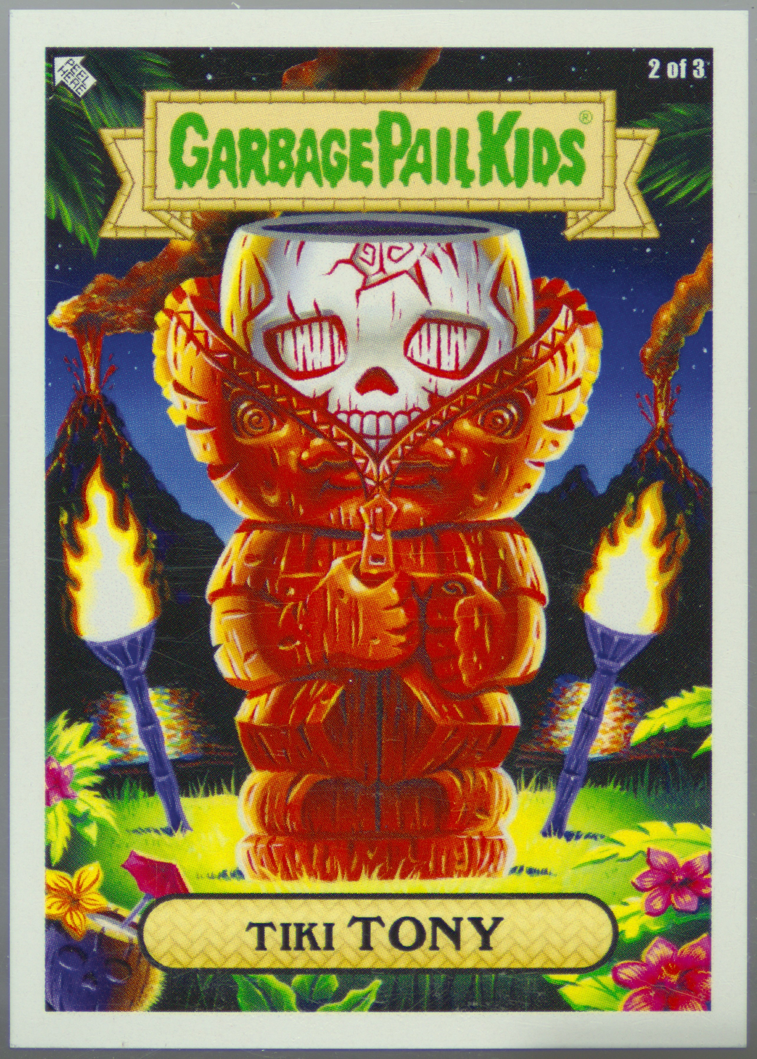 2019 Topps Garbage Pail Kids NYCC Promo Geeki Tikis #2 Tiki Tony front