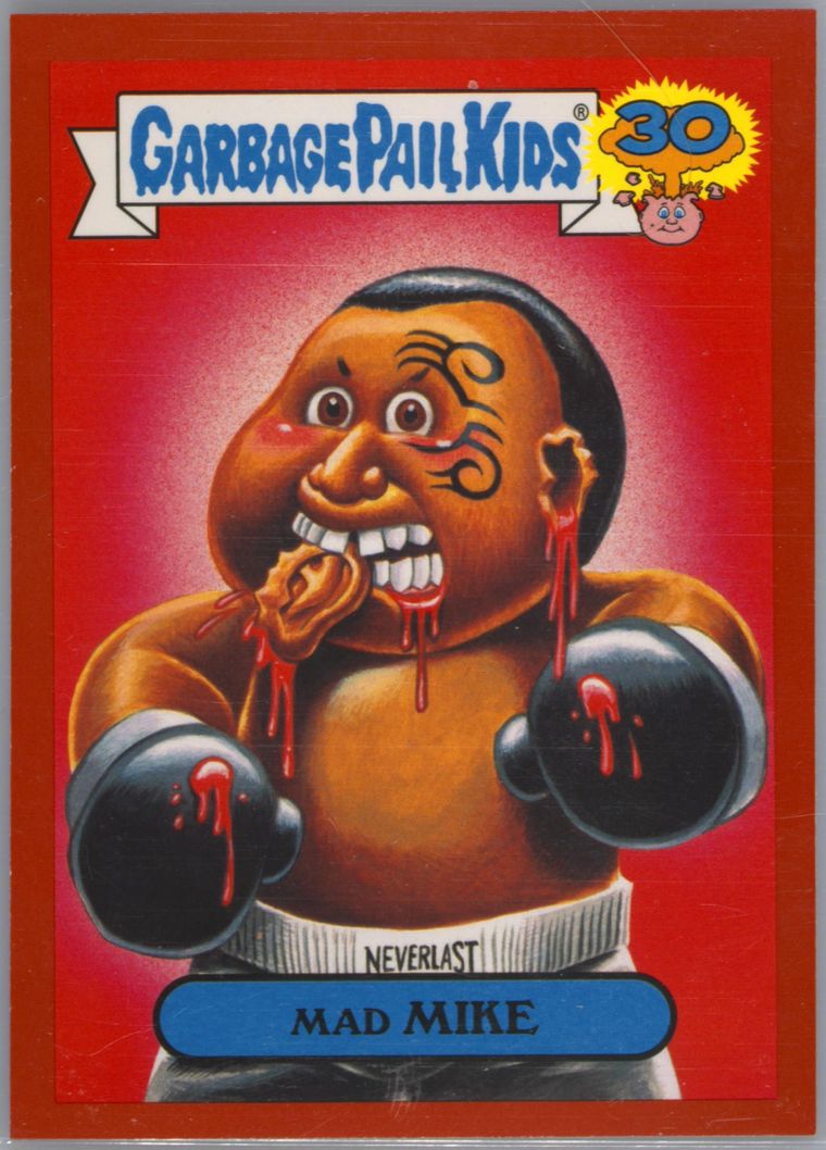 2015 Topps Garbage Pail Kids 30th Anniversary Red #24a Mad Mike front