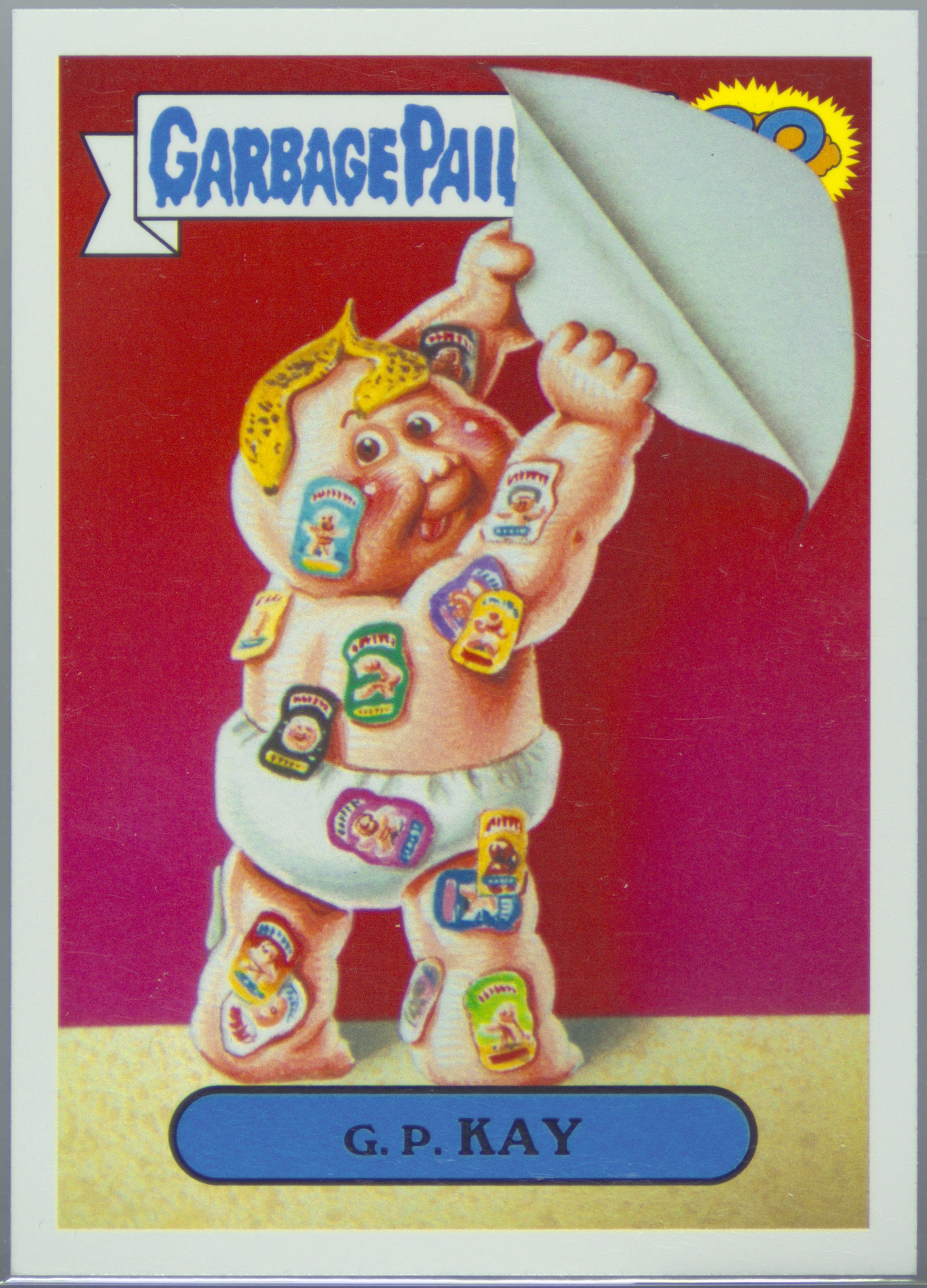 2015 Topps Garbage Pail Kids 30th Anniversary Red #4b G P Kay front