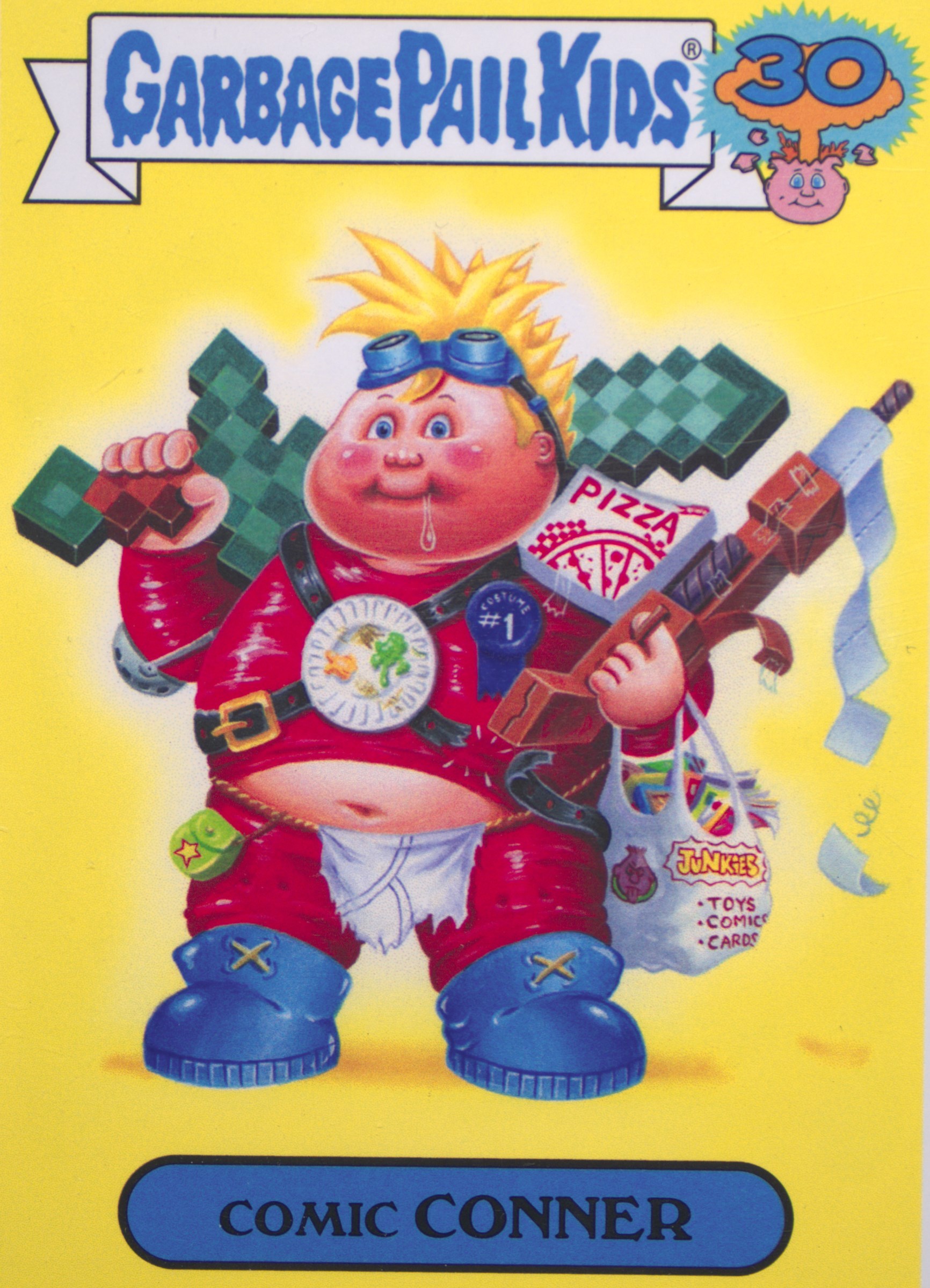 2015 Topps Garbage Pail Kids 30th Anniversary Comic Book Covers Character Back #1a Comic Conner front