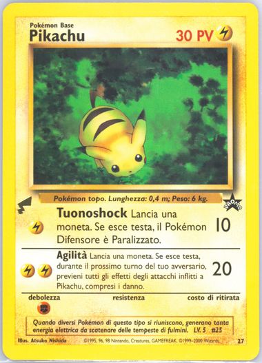 【PSA10】ピカチュウ pikachu world イタリア Italian Pikachu (Italian) PW2 Pikachu World Collection Holo for sale
