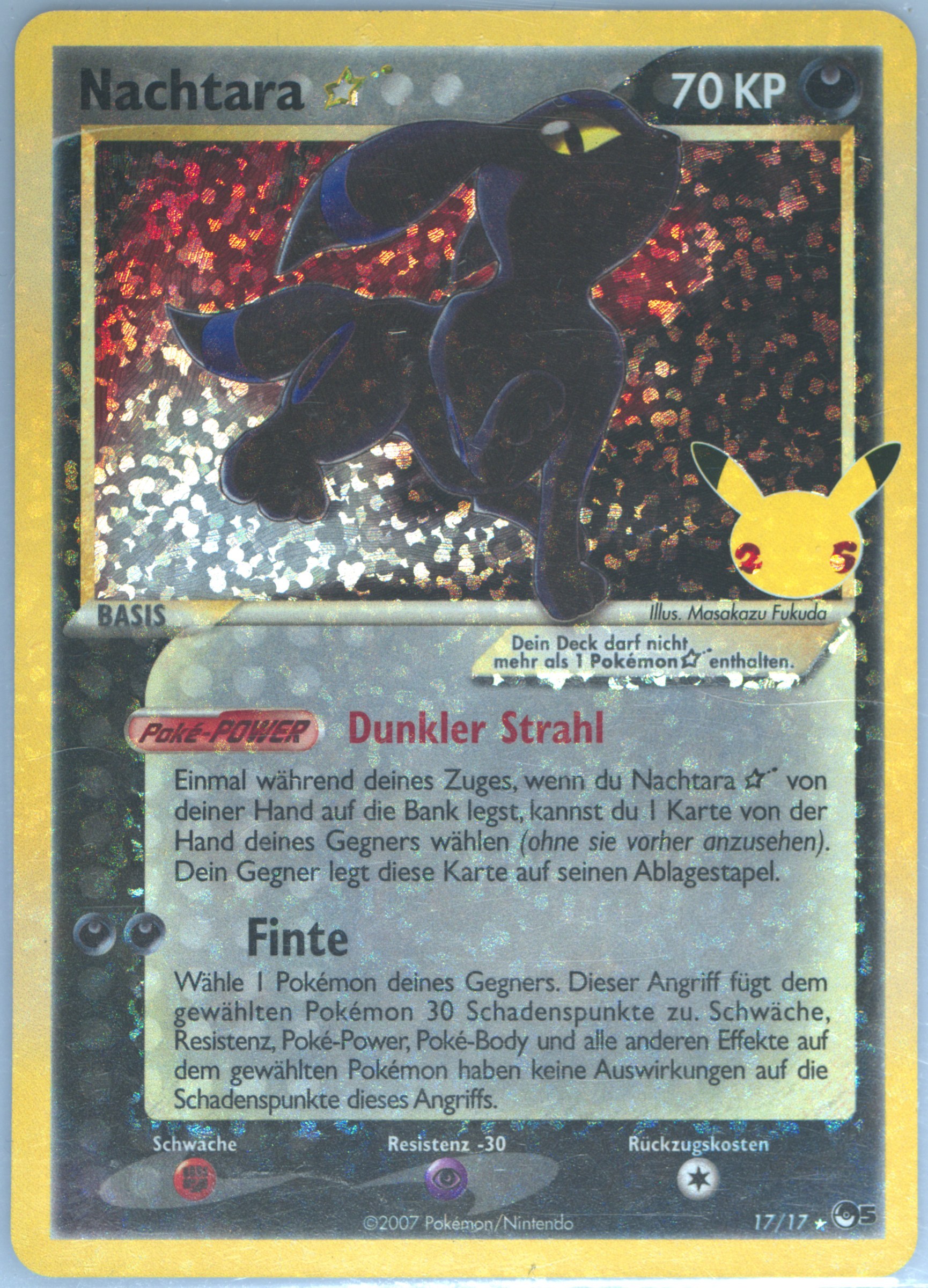 Umbreon-Gold Star #17
