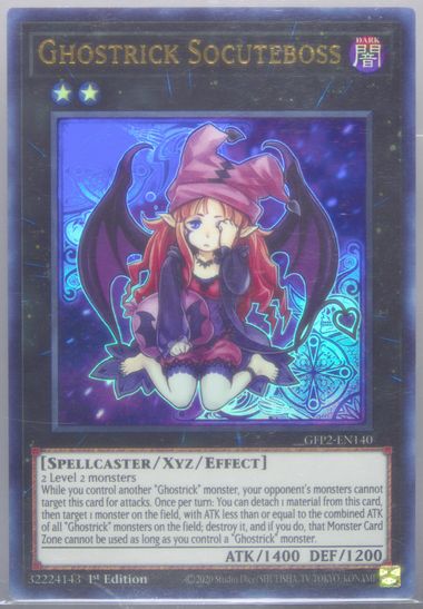 Auction Prices Realized Tcg Cards 2022 YU-GI-OH! GFP2-GHOSTS FROM THE PAST:  THE 2ND HAUNTING Ghostrick Socuteboss