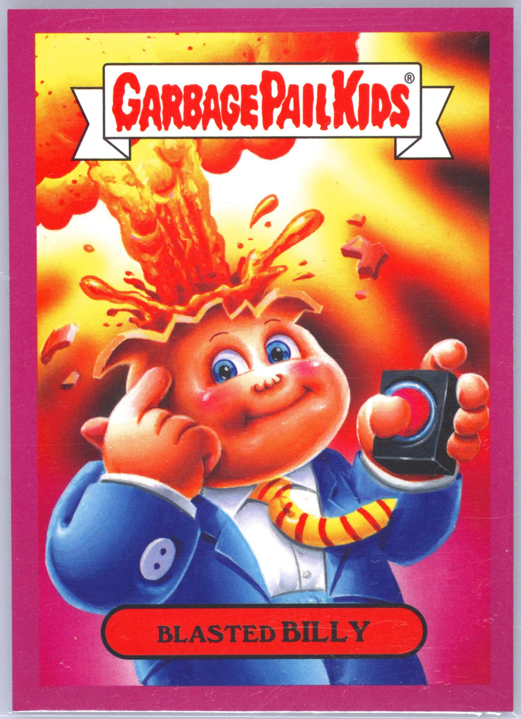 2018 Topps Garbage Pail Kids Memes Pink #2b Blasted Billy front