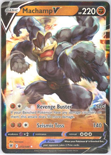 PSA 10 Gem Mint Machamp V 073 Time Gazer Alt Art 073/067 SR
