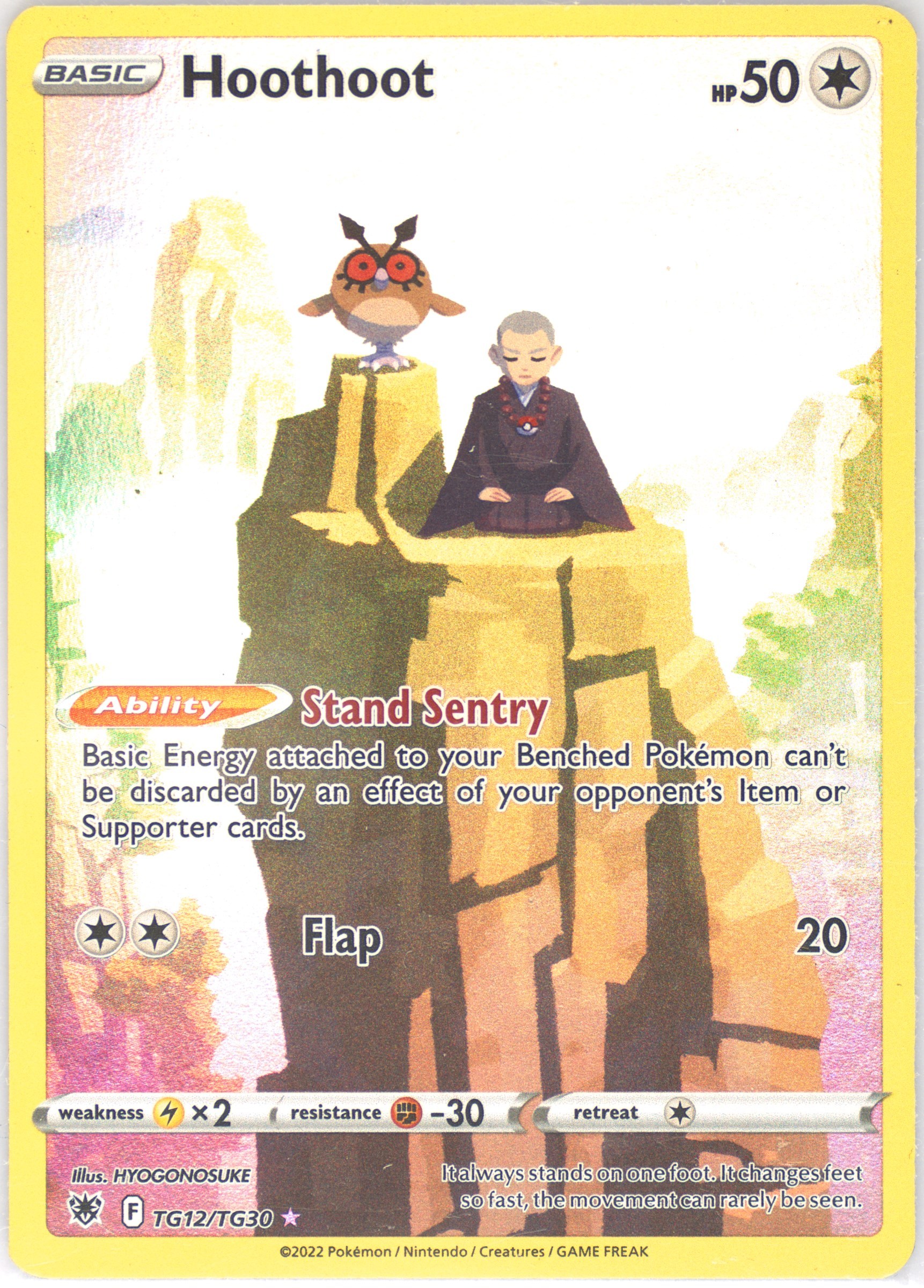 hoothoot pokemon card full art Pokemon  Hoothoot TG12/TG30  Astral Radiance  Trainer Gallery Full Art   Foil Card : Amazon.ca: Toys & Games