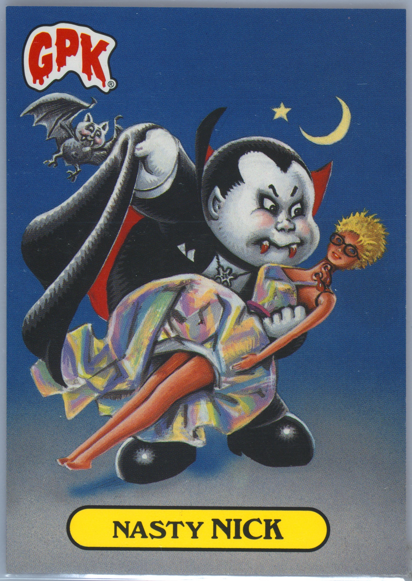 2021 Topps Garbage Pail Kids Trashy Treasures Nasty Nick front