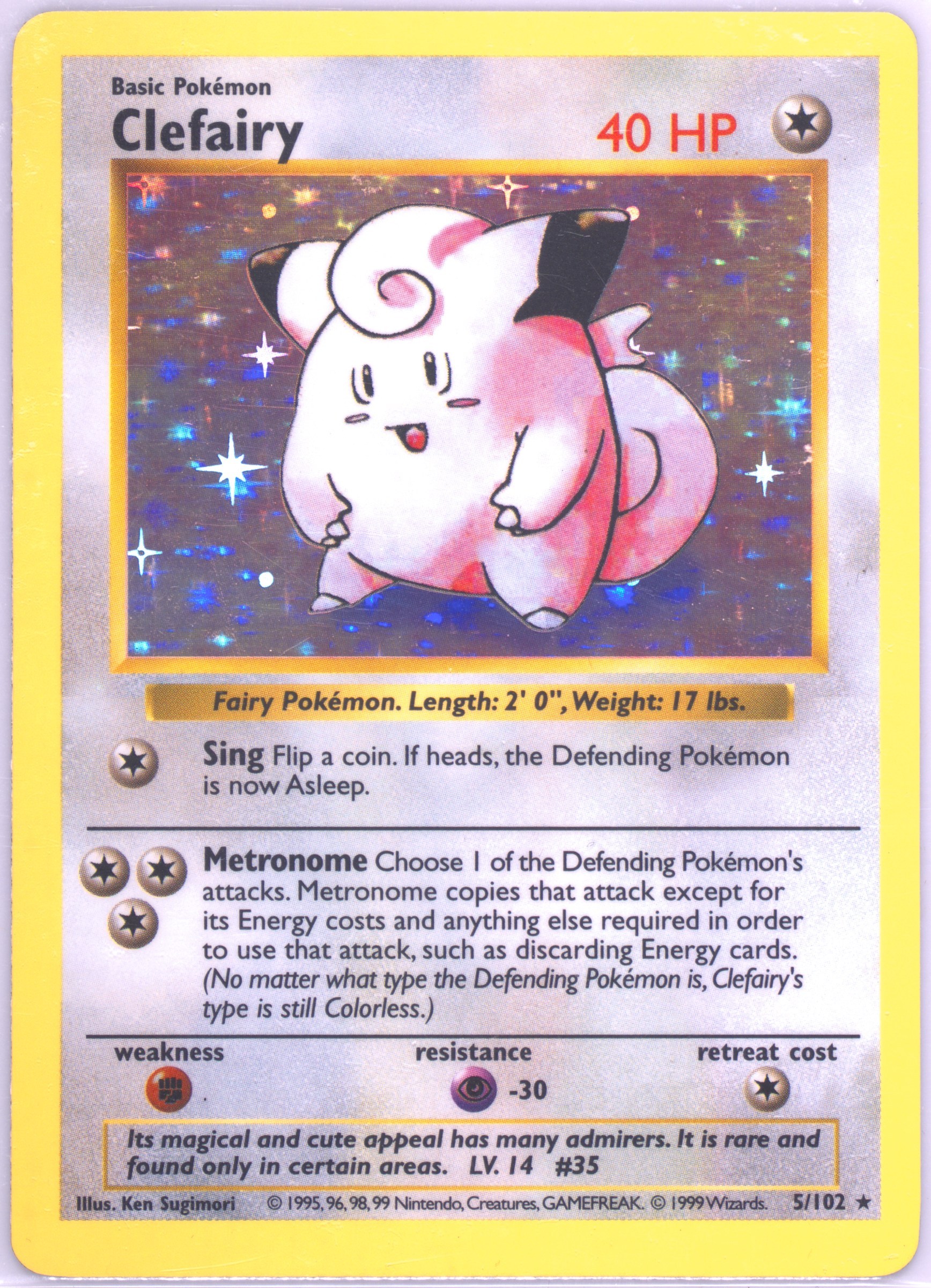 Clefairy card photo