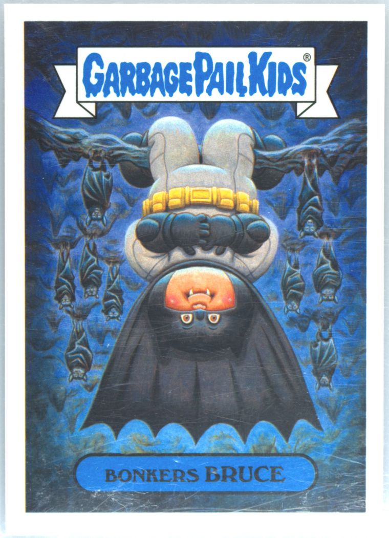 2018 Topps Garbage Pail Kids Series 1 80's Movies Stickers #1b Bonkers Bruce front
