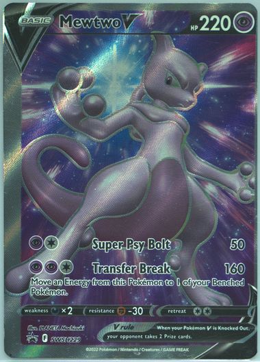 ミュウツー V PSA 10 2022 ポケモン GO Auction Prices Realized Tcg Cards 2022 POKEMON GO Mewtwo V