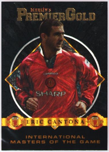 Eric Cantona 10枚限定 Gold 激レア　カード　サッカー Eric Cantona Manchester United Golden Moment Card, Match