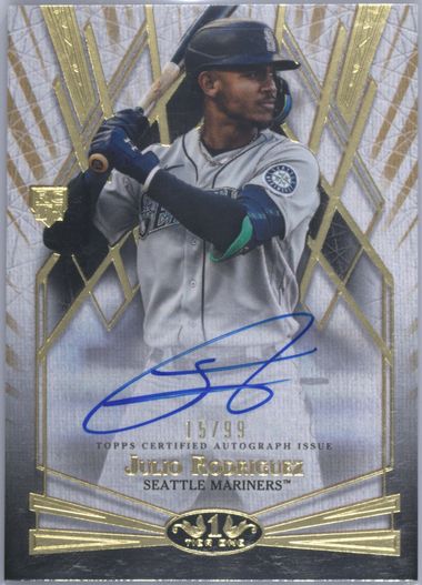 Auction Prices Realized Baseball Cards 2022 Topps Tier One Break Out  Autographs Julio Rodriguez