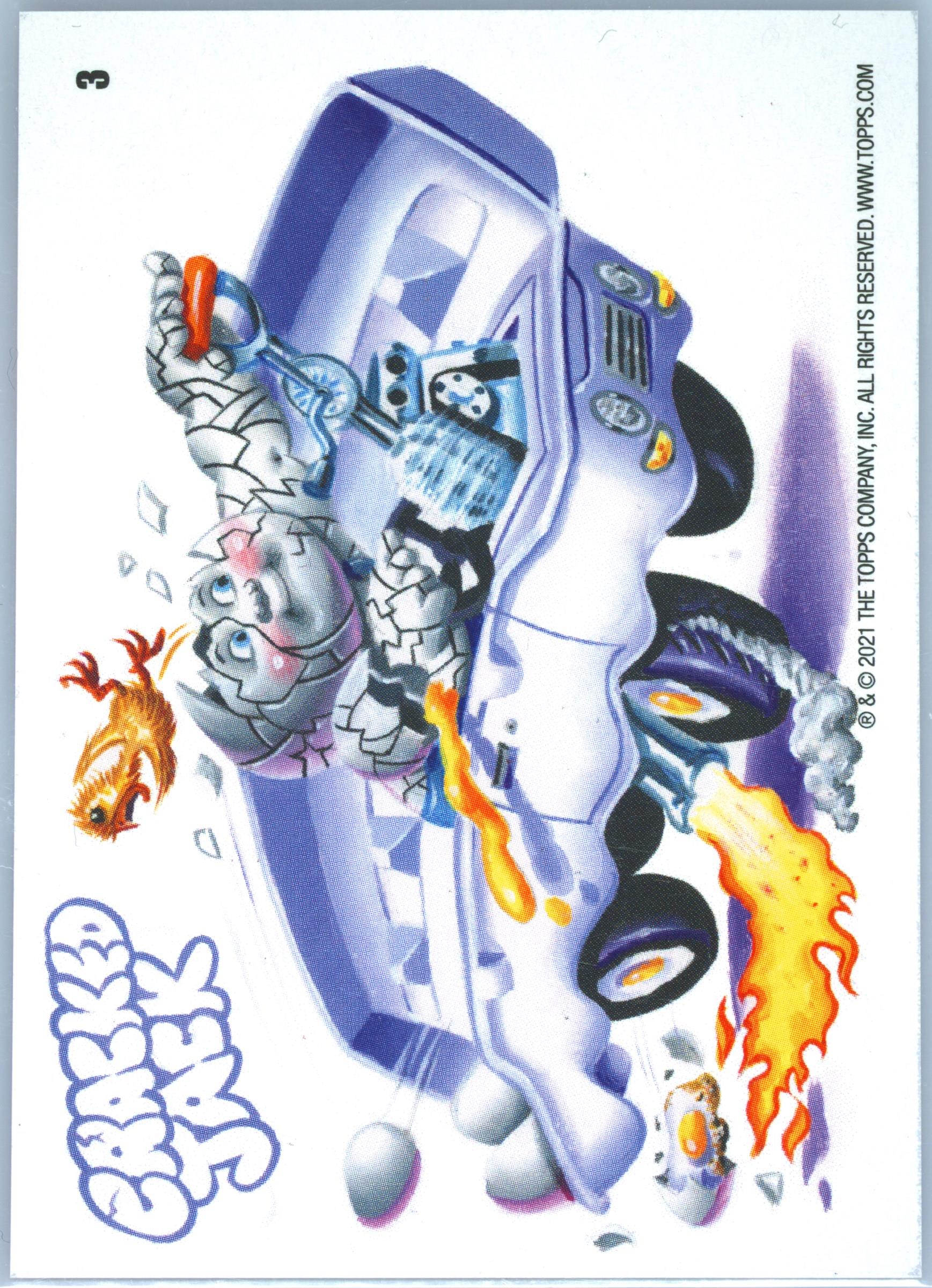 2021 Topps Garbage Pail Kids Krashers Series 2 #3 Cracked Jack front
