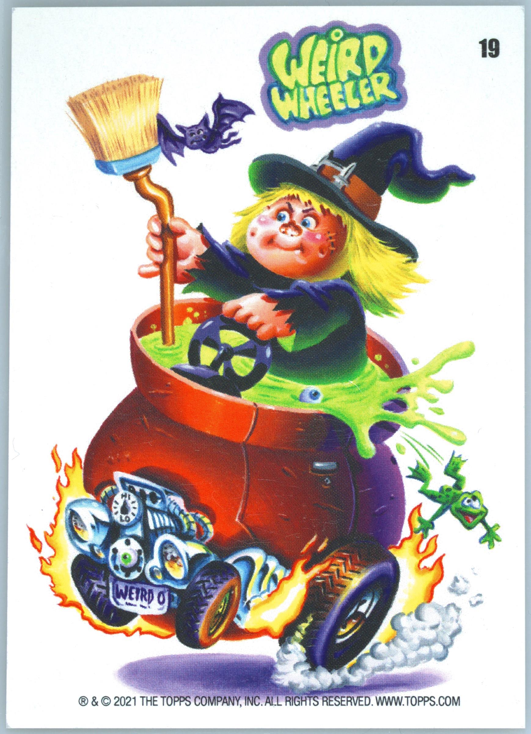 2021 Topps Garbage Pail Kids Krashers Series 2 #19 Weird Wheeler front